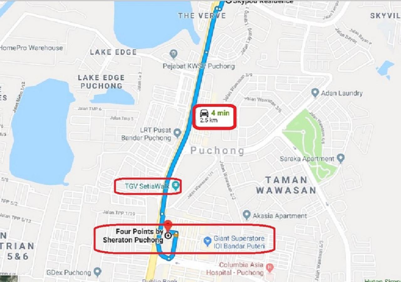 Puchong Skypod Residence, 1-5 Pax Cozy Unit, Walking Distance To Ioi Mall, 10Min Drive To Sunway エクステリア 写真